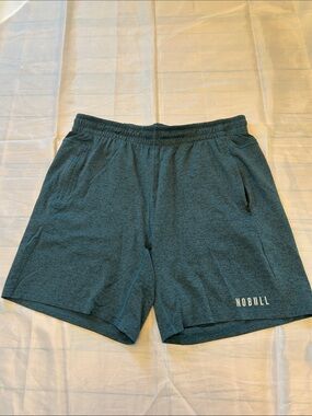 NOBULL Men's Teal Athletic Performance Shorts